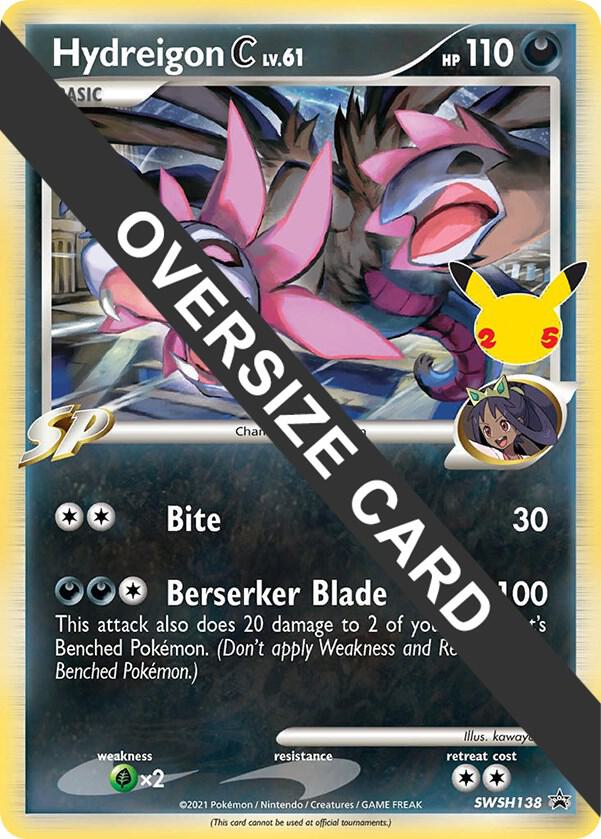 Hydreigon C - SWSH138 SWSH138 Promo Jumbo Cards Pokémon card