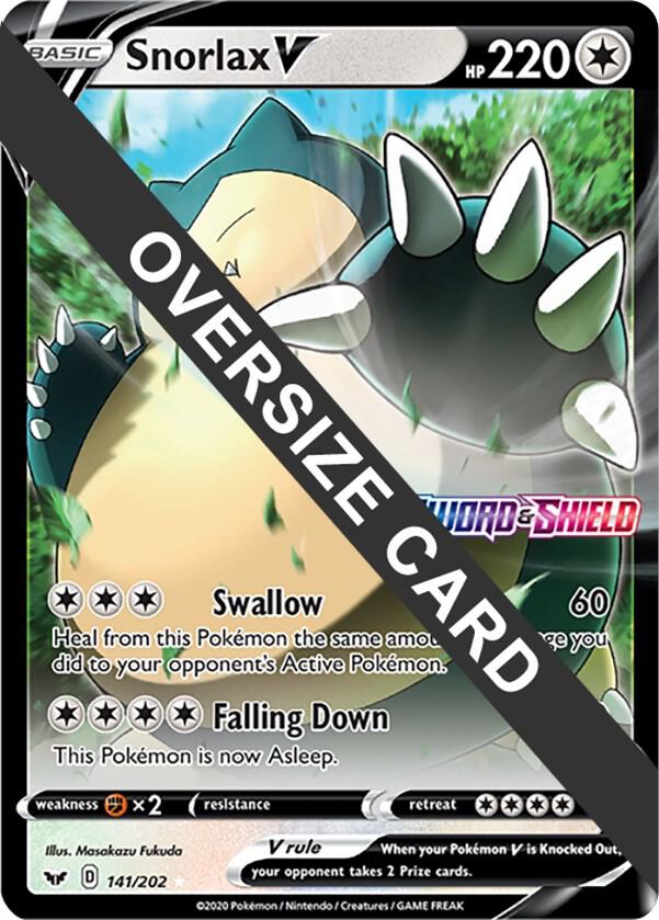 Snorlax V - 141/202 Promo Jumbo Cards