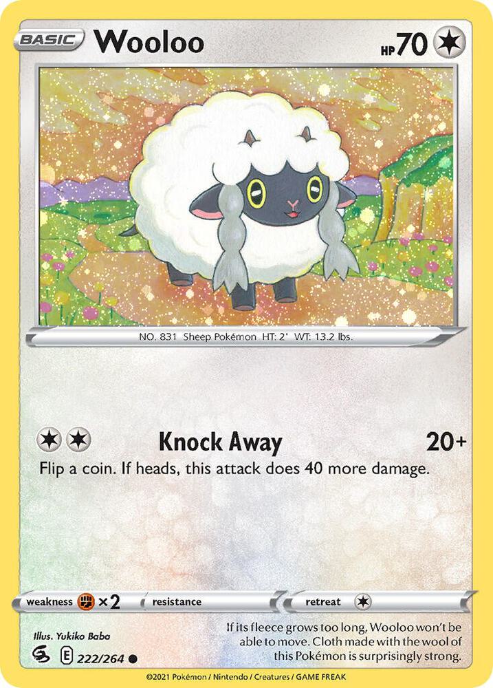 Wooloo - 222/264 (Cosmos Holo) 222/264 Promo Miscellaneous Cards & Products Pokémon card