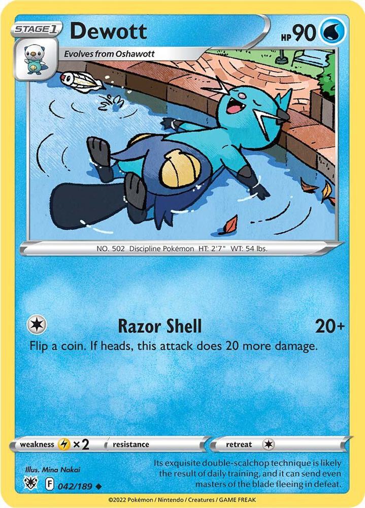 Dewott - 042/189 Uncommon SWSH10: Astral Radiance