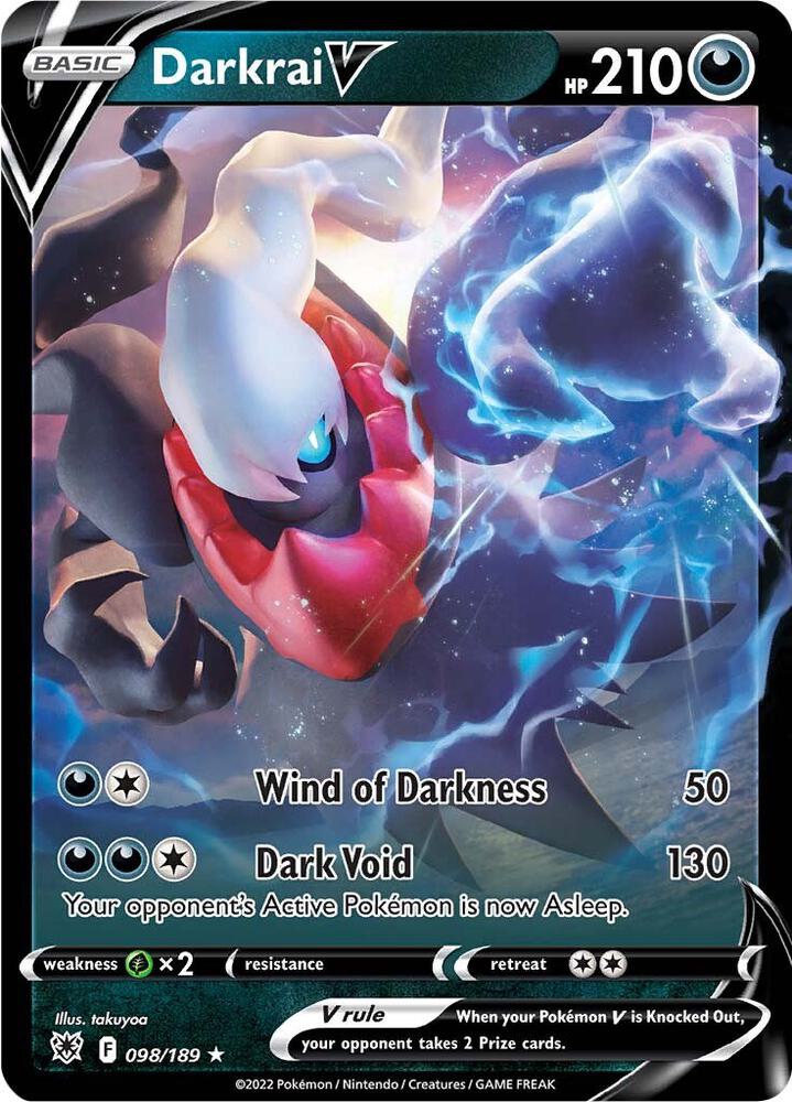 Darkrai V - 098/189 Ultra Rare SWSH10: Astral Radiance