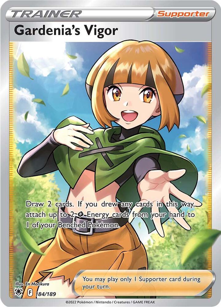 Gardenia's Vigor (Full Art) 184/189 Ultra Rare Astral Radiance Pokémon card