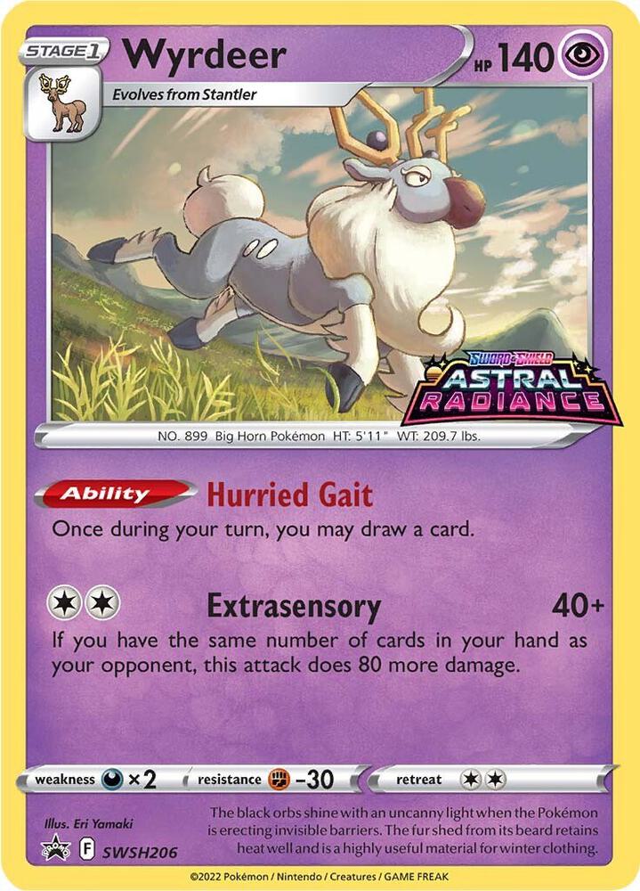 Wyrdeer - SWSH206 - SWSH206 Promo SWSH: Sword & Shield Promo Cards