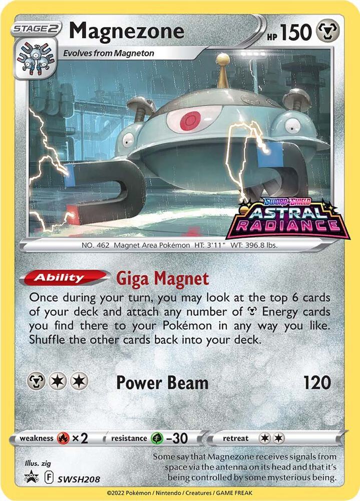 Magnezone - SWSH208 - SWSH208 Promo SWSH: Sword & Shield Promo Cards