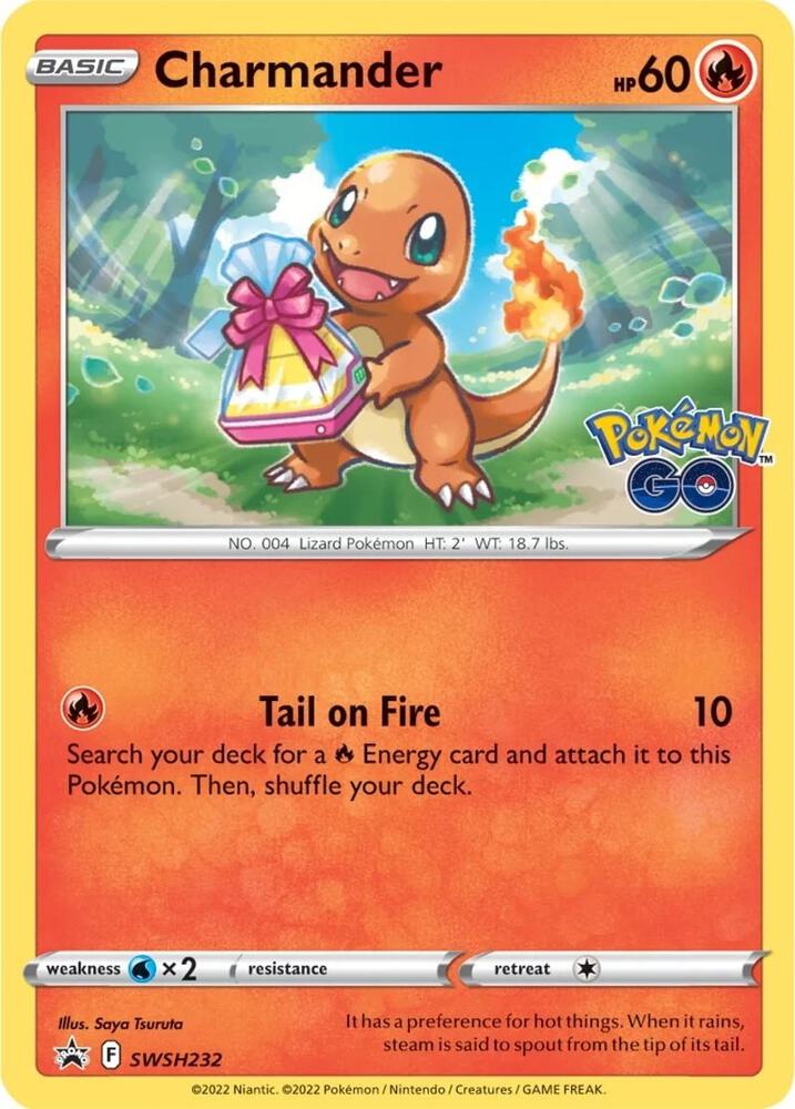 Charmander - SWSH232 - SWSH232 Promo SWSH: Sword & Shield Promo Cards