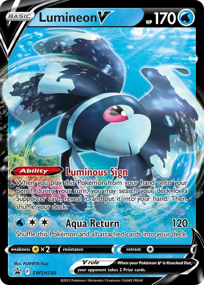 Lumineon V - SWSH250 - SWSH250 Promo SWSH: Sword & Shield Promo Cards