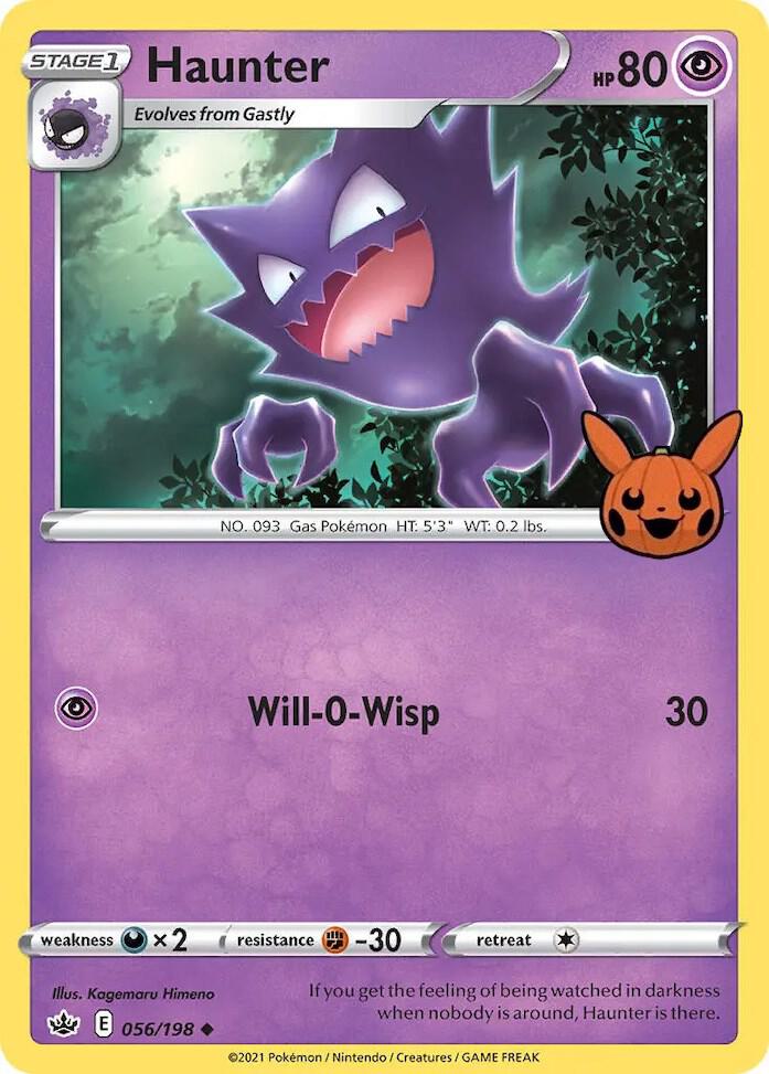 Haunter - 056/198 Promo Trick or Trade BOOster Bundle