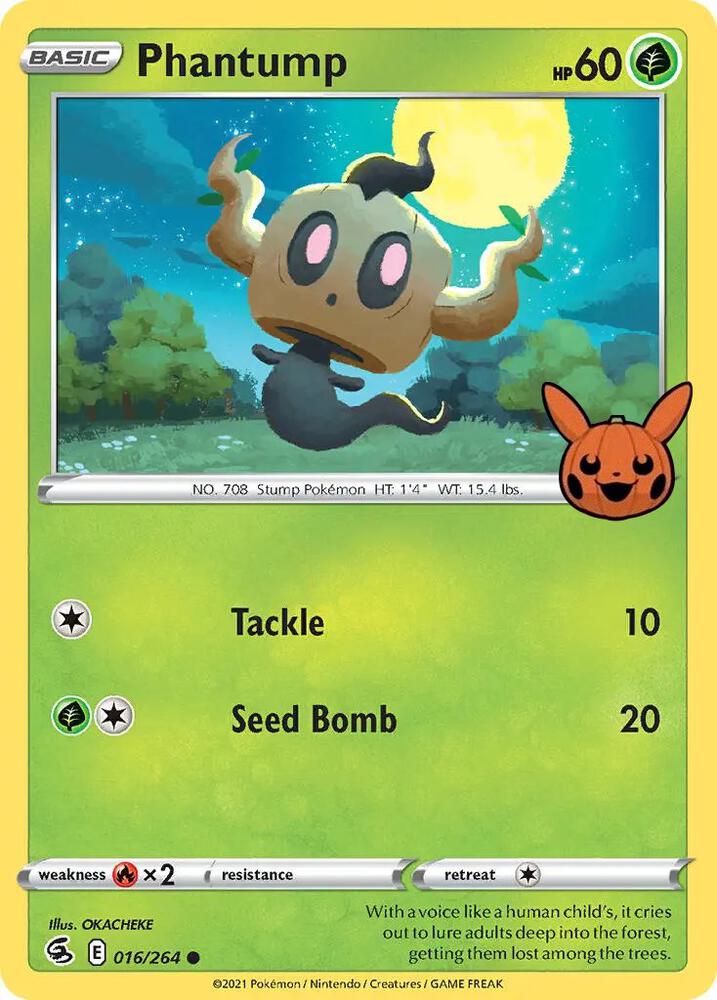 Phantump - 016/264 Promo Trick or Trade BOOster Bundle
