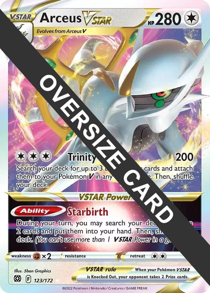Arceus VSTAR - 123/172 Promo Jumbo Cards