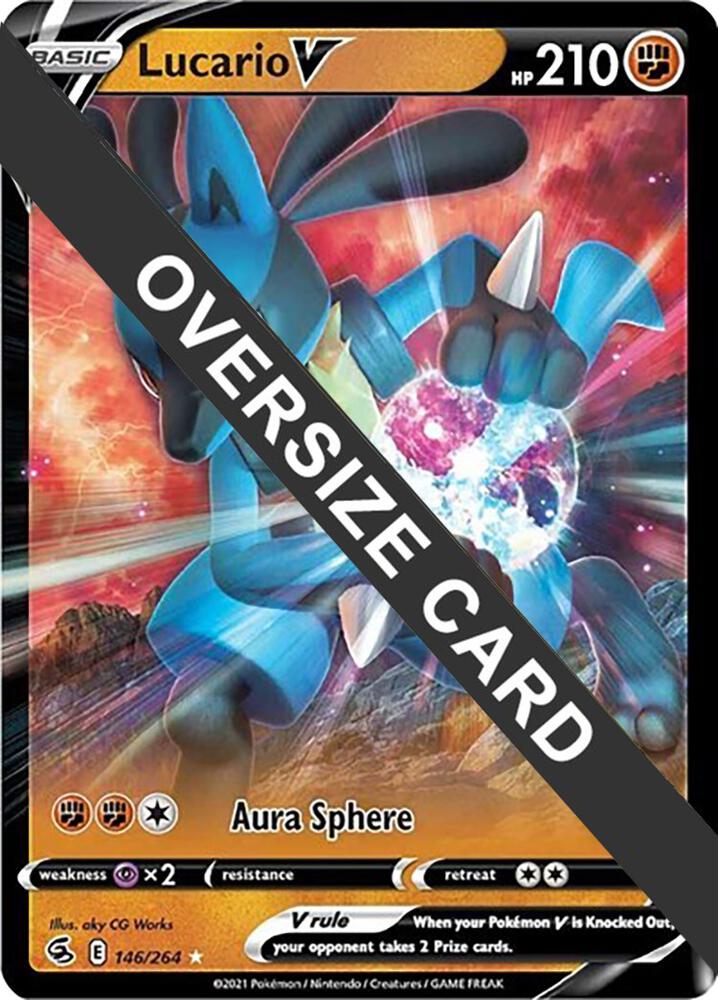 Lucario V - 146/264 146/264 Ultra Rare Jumbo Cards Pokémon card