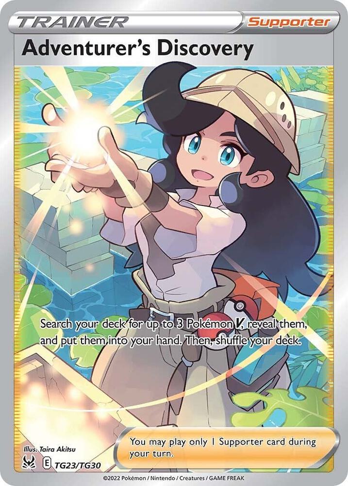 Adventurer's Discovery TG23/TG30 Ultra Rare Lost Origin Trainer Gallery Pokémon card