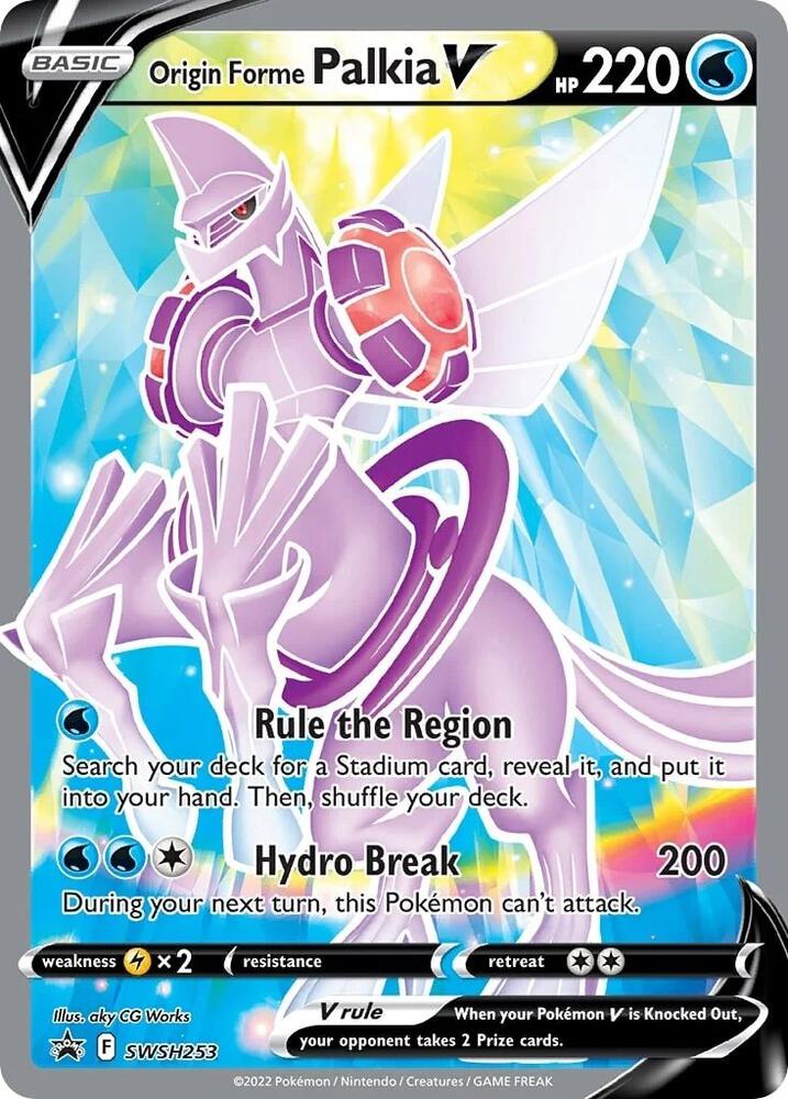 Origin Forme Palkia V - SWSH253 Promo SWSH: Sword & Shield Promo Cards