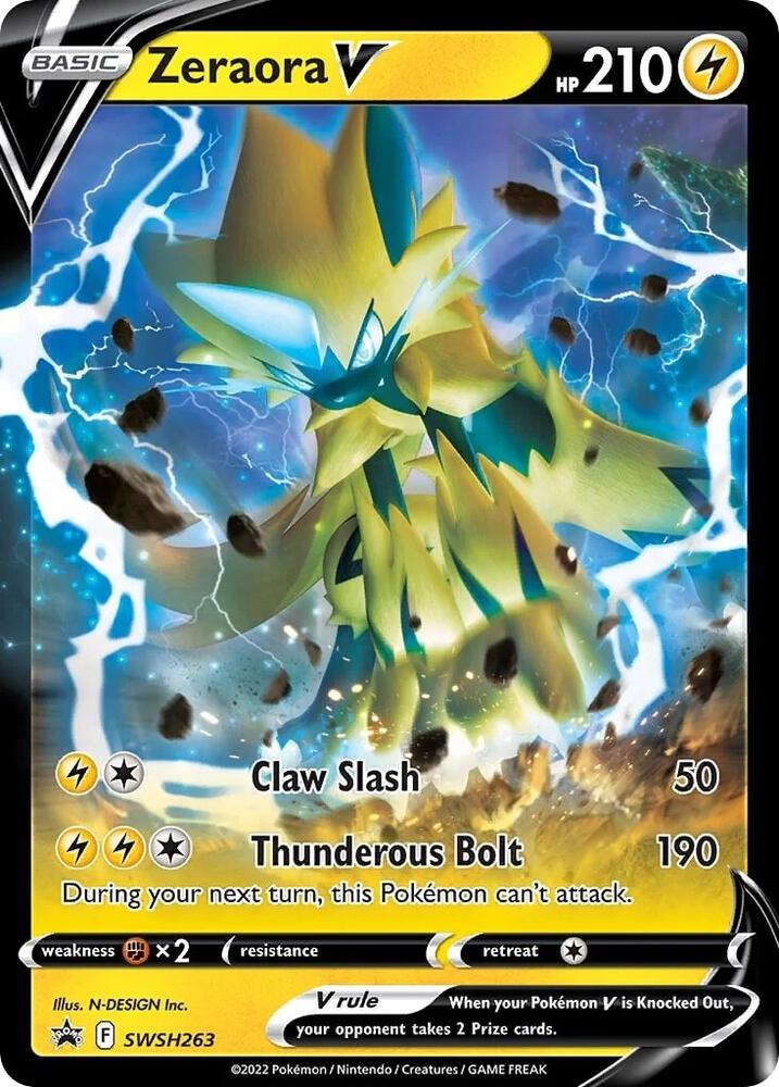 Zeraora V - SWSH263 - SWSH263 Promo SWSH: Sword & Shield Promo Cards