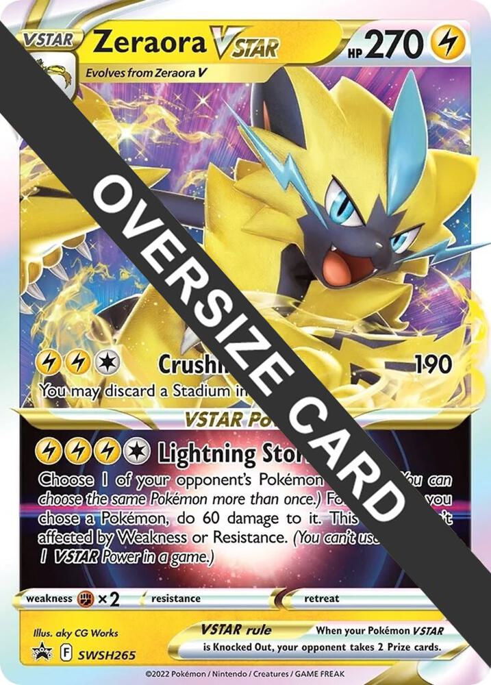 Zeraora VSTAR - SWSH265 - SWSH265 Promo Jumbo Cards