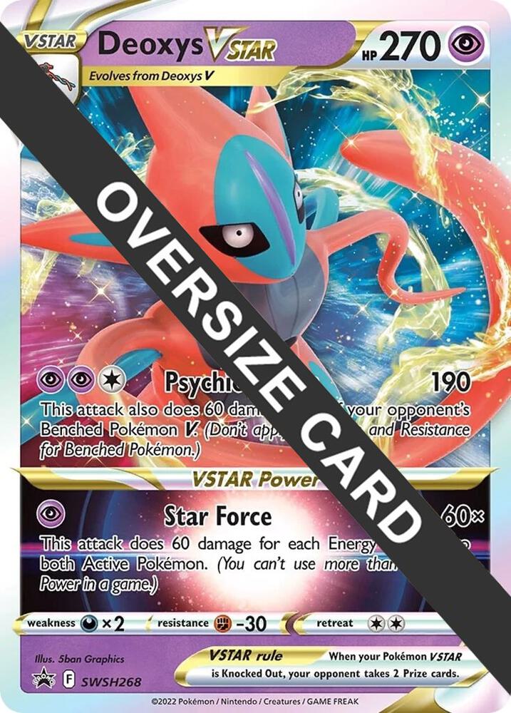 Deoxys VSTAR - SWSH268 SWSH268 Promo Jumbo Cards Pokémon card