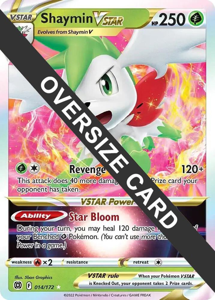 Shaymin VSTAR - 014/172 Promo Jumbo Cards