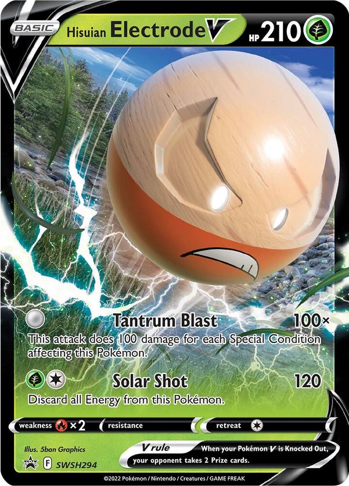 Hisuian Electrode V - SWSH294 SWSH294 Promo Sword & Shield Promo Cards Pokémon card