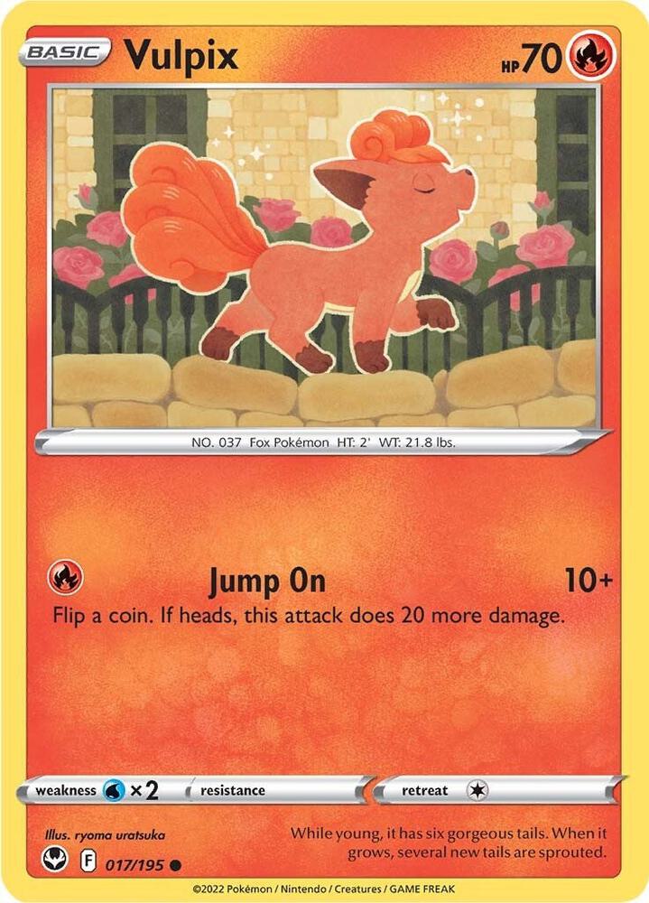 Vulpix - 017/195 Common SWSH12: Silver Tempest