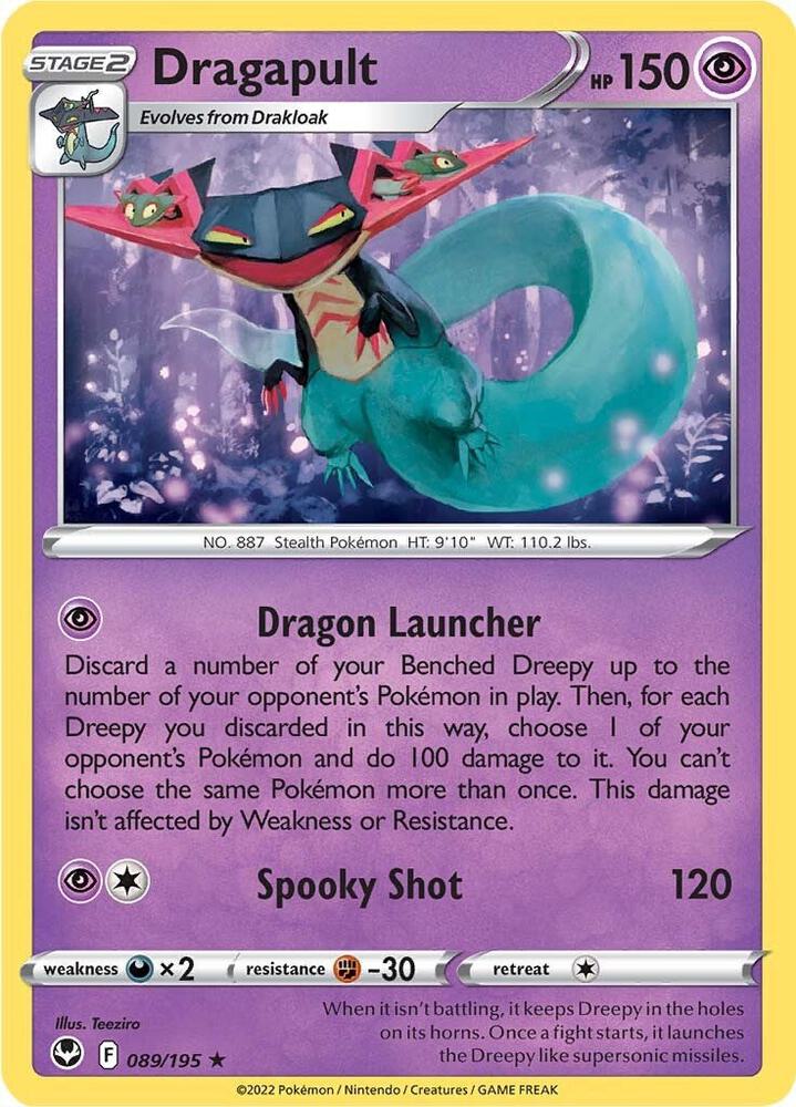 Dragapult - 089/195 Holo Rare SWSH12: Silver Tempest