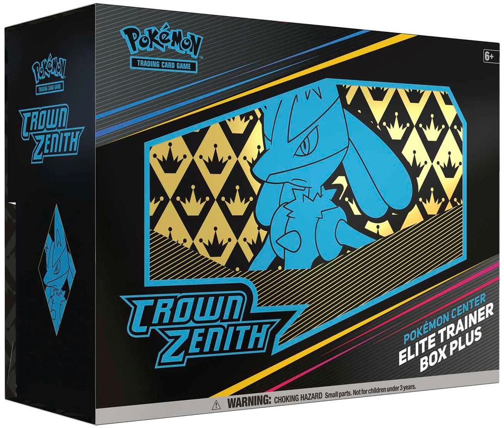 Crown Zenith Pokemon Center Elite Trainer Box Plus Pokémon card