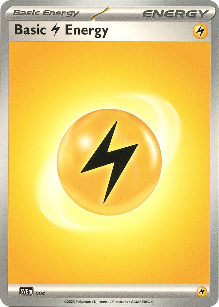 Basic Lightning Energy - 004 Common SV01: Scarlet & Violet Base Set