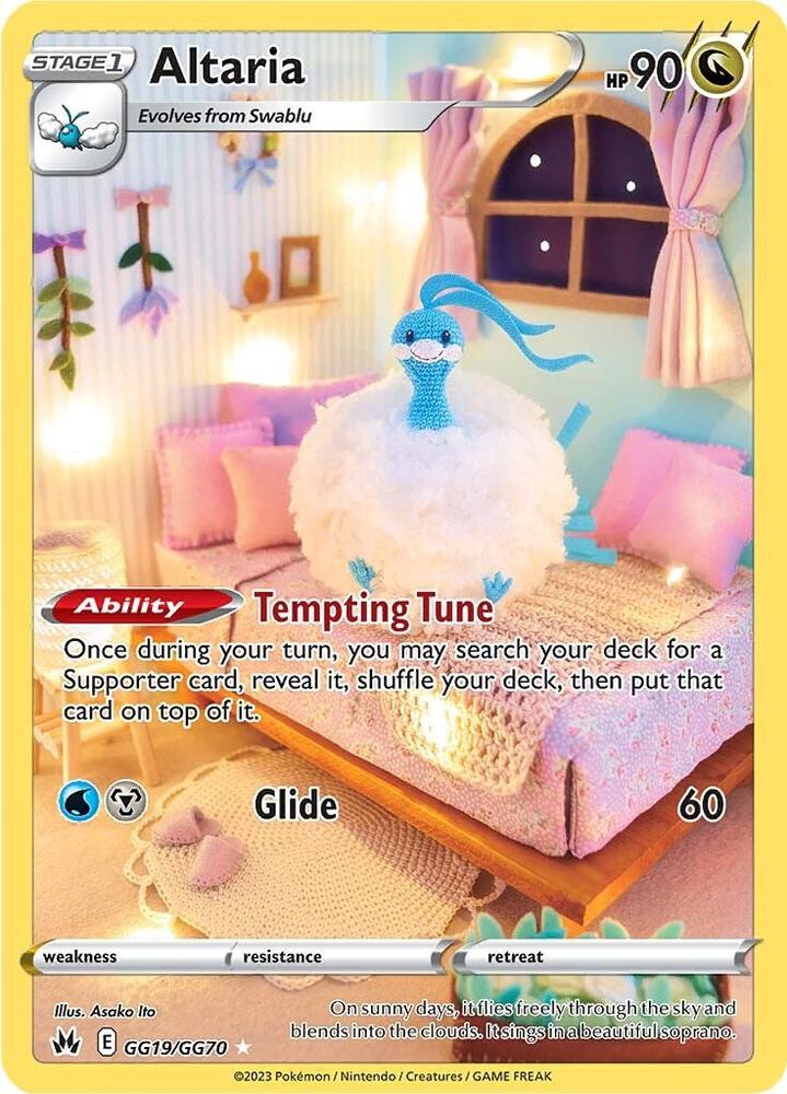 Altaria - GG19/GG70 Ultra Rare Crown Zenith: Galarian Gallery
