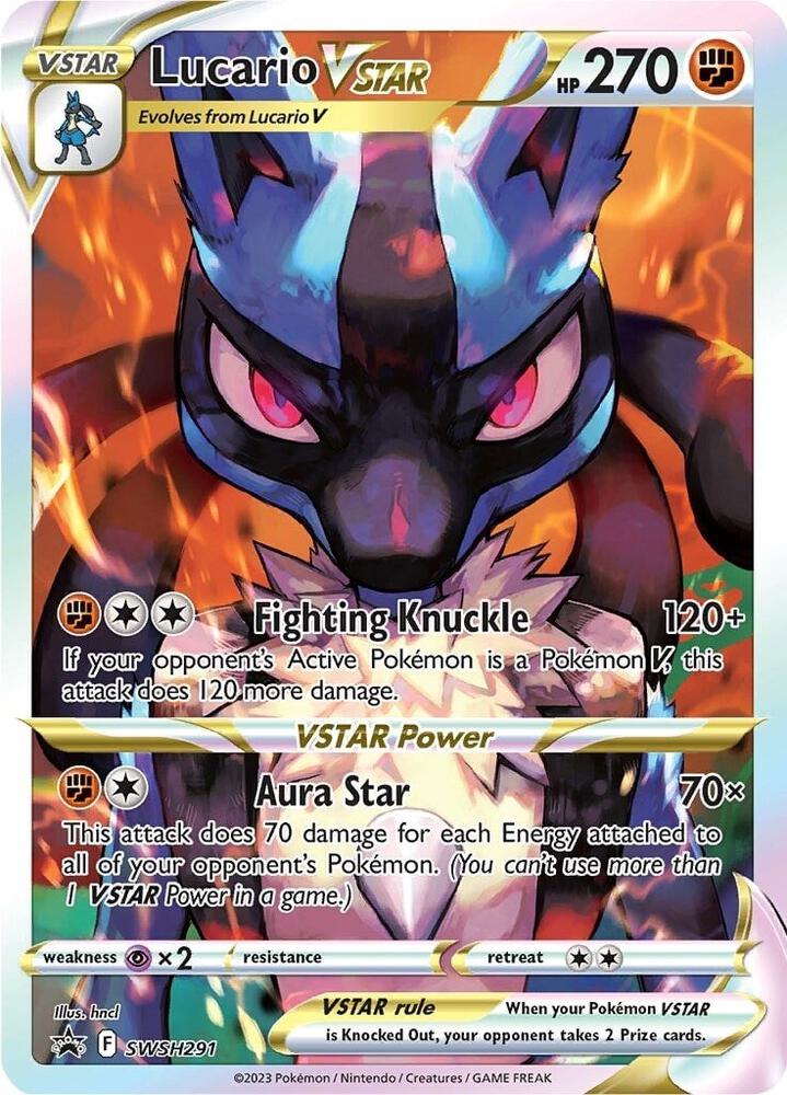 Lucario VSTAR - SWSH291 SWSH291 Promo Sword & Shield Promo Cards Pokémon card