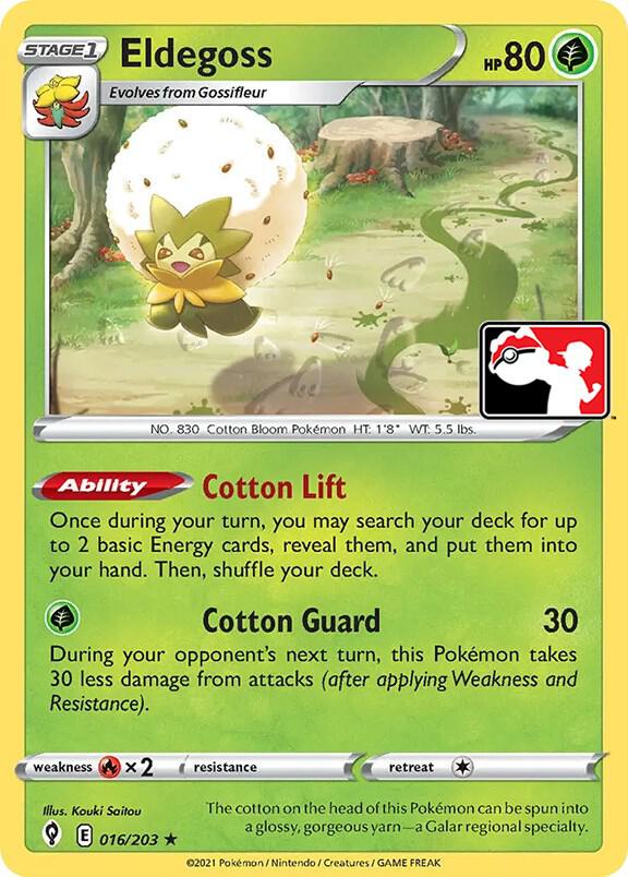 Eldegoss - 016/203 016/203 Rare Prize Pack Series Cards Pokémon card