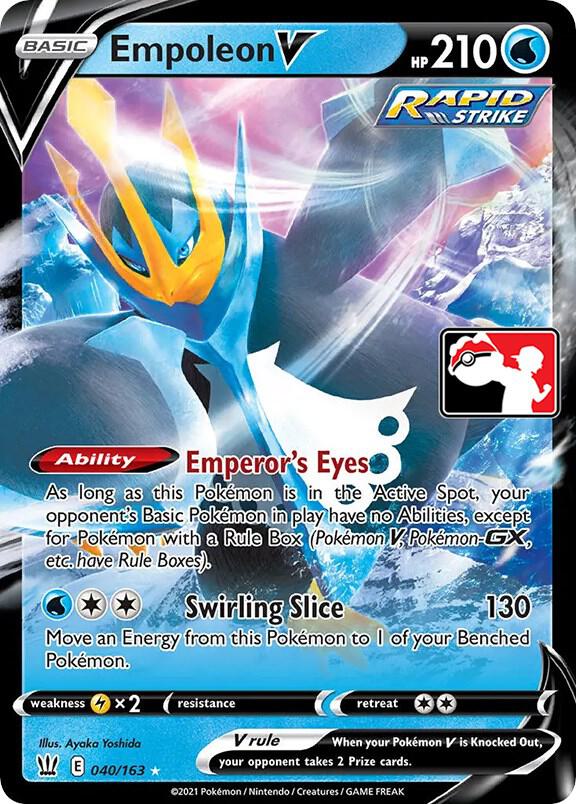 Empoleon V - 040/163 040/163 Ultra Rare Prize Pack Series Cards Pokémon card
