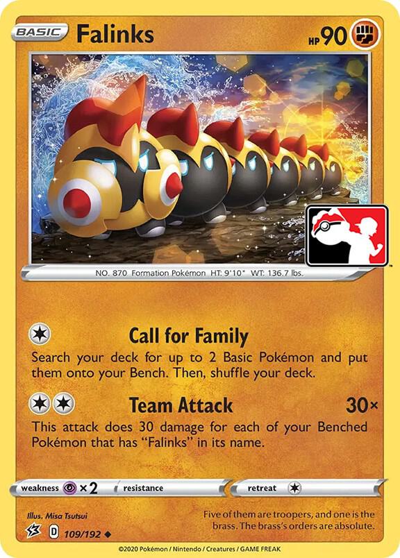 Falinks - 109/192 109/192 Uncommon Prize Pack Series Cards Pokémon card