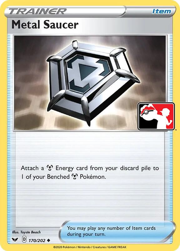 Metal Saucer - 170/202 170/202 Uncommon Prize Pack Series Cards Pokémon card