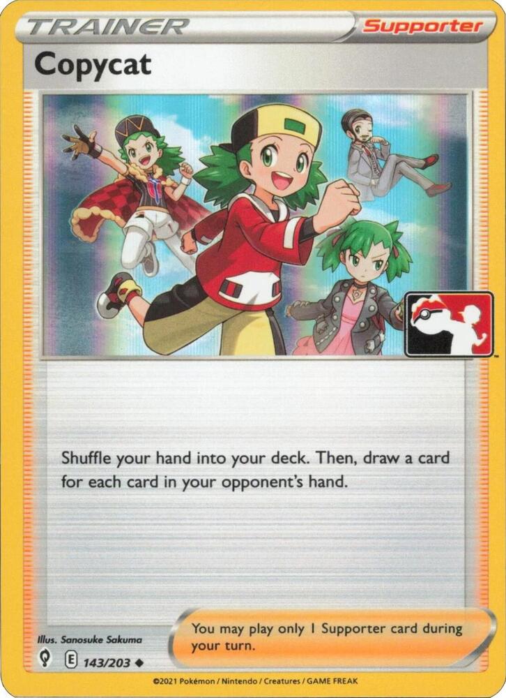 Copycat - 143/203 143/203 Uncommon Prize Pack Series Cards Pokémon card