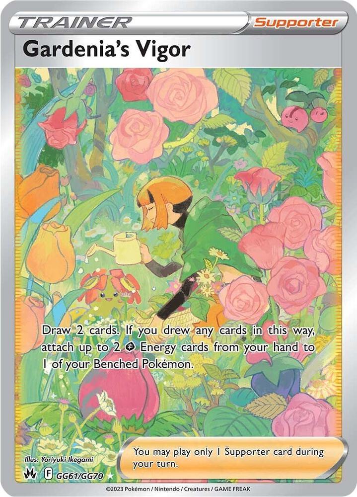Gardenia's Vigor GG61/GG70 Ultra Rare Galarian Gallery Pokémon card