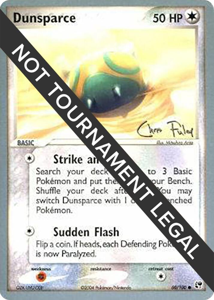 Dunsparce - 2004 (Chris Fulop) - 60/100 Common World Championship Decks