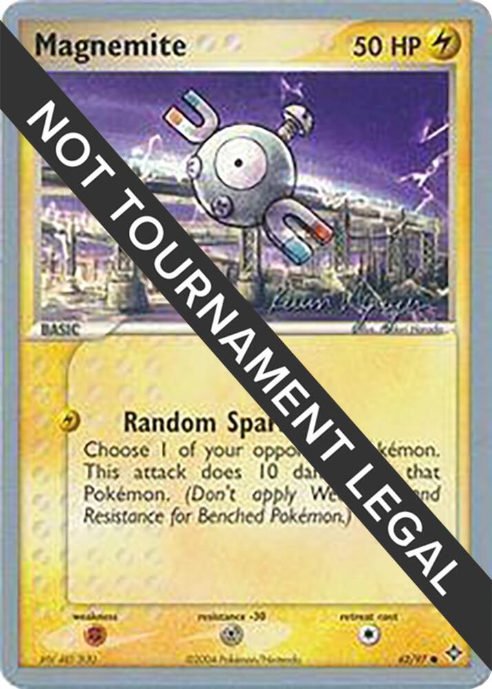 Magnemite - 2004 (Kevin Nguyen) 62/97 Common World Championship Decks Pokémon card