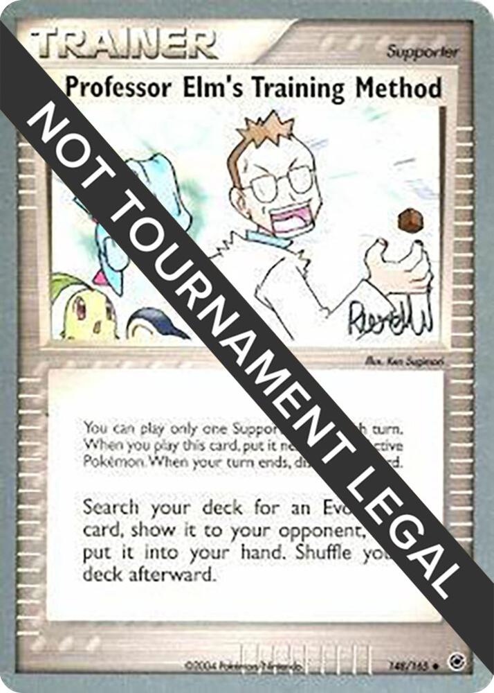 Professor Elm's Training Method - 2004 (Reed Weichler) 148/165 Uncommon World Championship Decks Pokémon card