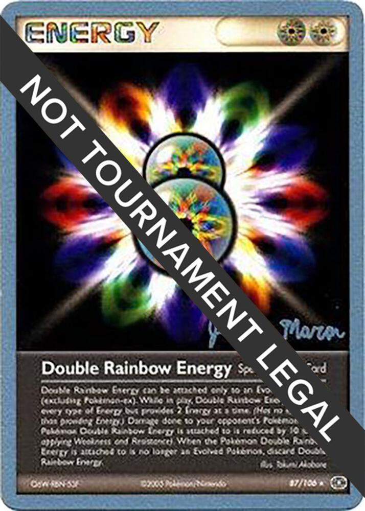 Double Rainbow Energy - 2005 (Jeremy Maron) 87/106 Rare World Championship Decks Pokémon card