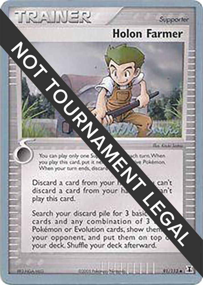 Holon Farmer - 2006 (Miska Saari) 91/113 Uncommon World Championship Decks Pokémon card