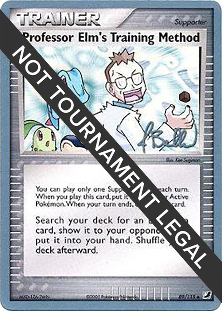 Professor Elm's Training Method - 2006 (Jimmy Ballard) - 89/115 Uncommon World Championship Decks