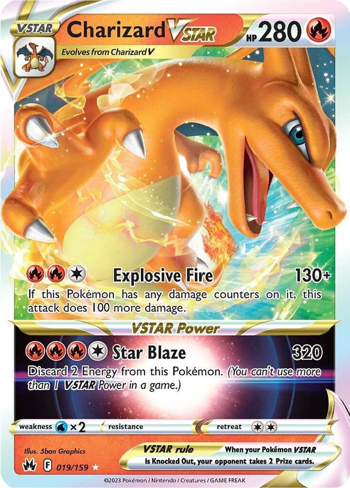Charizard VSTAR - 019/159 Ultra Rare Crown Zenith