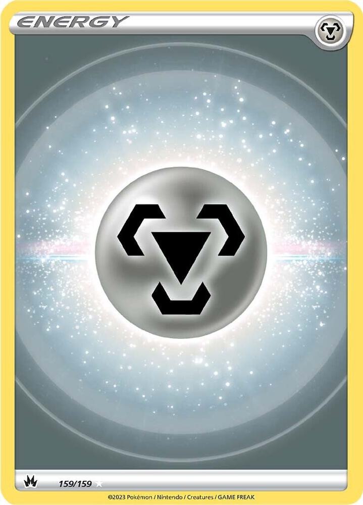Metal Energy (Texture Full Art) 159/159 Ultra Rare Crown Zenith Pokémon card
