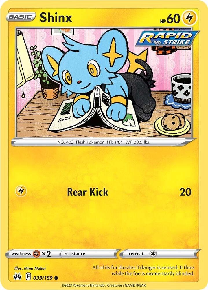 Shinx (39) - 039/159 Common Crown Zenith