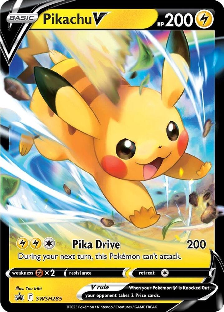 Pikachu V - SWSH285 - SWSH285 Promo SWSH: Sword & Shield Promo Cards