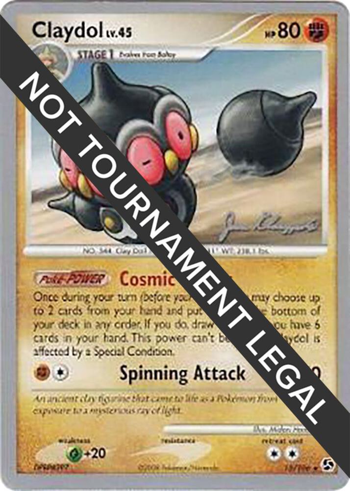 Claydol - 2008 (Jason Klaczynski) 15/106 Rare World Championship Decks Pokémon card