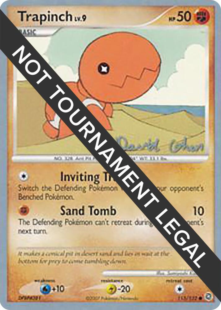 Trapinch - 2009 (David Cohen) 115/132 Common World Championship Decks Pokémon card