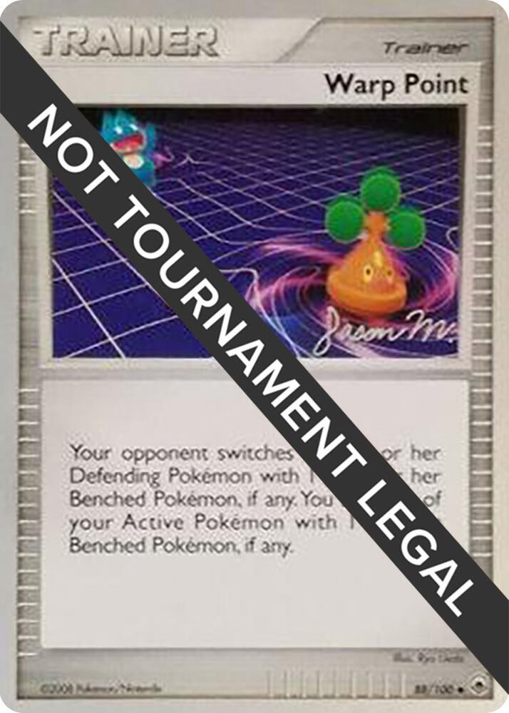 Warp Point - 2009 (Jason Martinez) 88/100 Common World Championship Decks Pokémon card