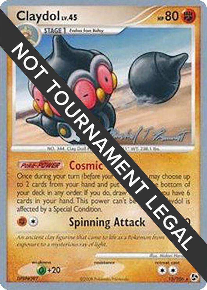 Claydol - 2010 (Michael Pramawat) 15/106 Rare World Championship Decks Pokémon card
