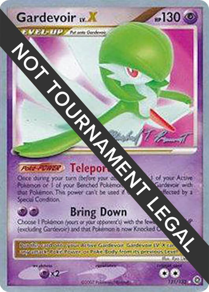 Gardevoir LV.X - 2010 (Michael Pramawat) 131/132 Ultra Rare World Championship Decks Pokémon card