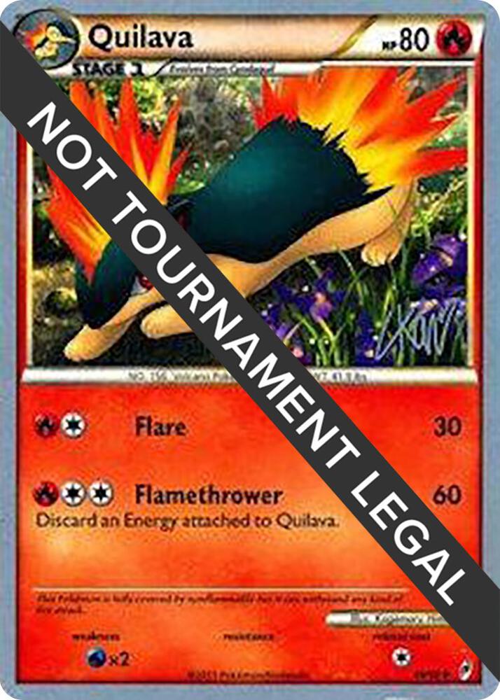 Quilava - 2011 (Christopher Kan) - 49/95 Uncommon World Championship Decks