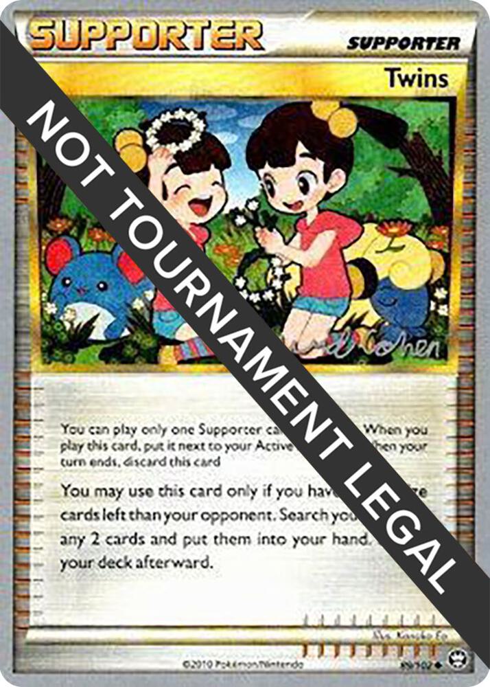 Twins - 2011 (David Cohen) 89/102 Uncommon World Championship Decks Pokémon card